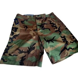 Polo Ralph Lauren Green and Black Camoflage Men's Chino Shorts Size 42 NWT